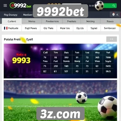 Apostas esportivas em destaque no 9992bet